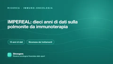 Cover dell insight IMPEREAL: dieci anni di dati sulla polmonite da immunoterapia, ricerca sulla sicurezza dei trattamenti